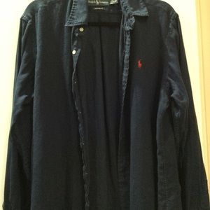 Mens Ralph Lauren Custom Fit button down